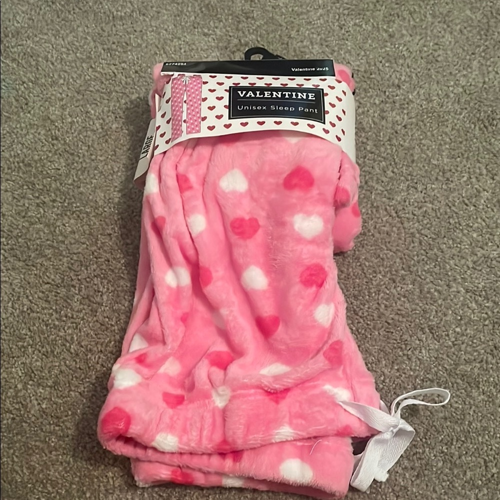 Pink Heart Pajama Pants